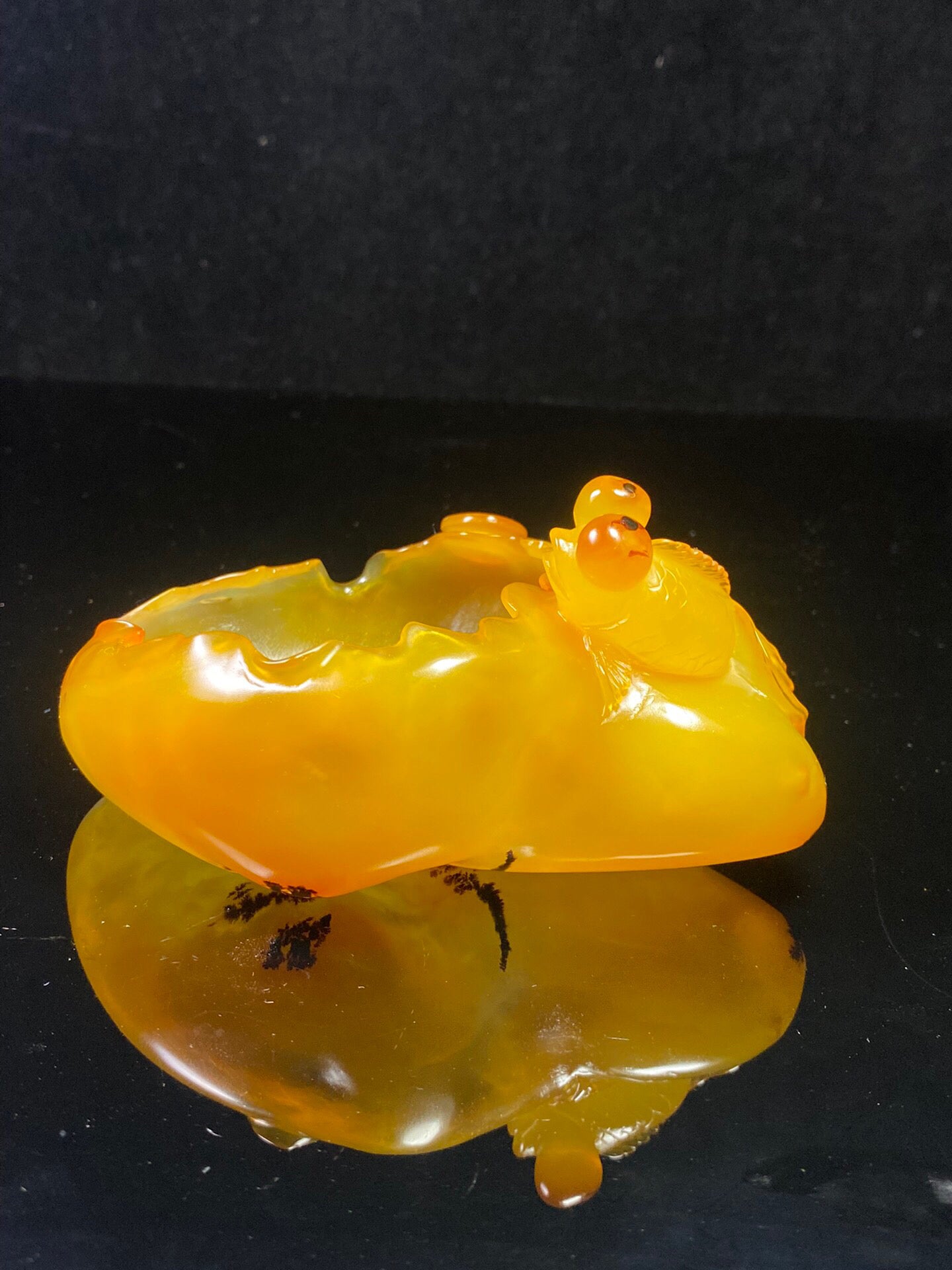 Chinese antique agate washed with water