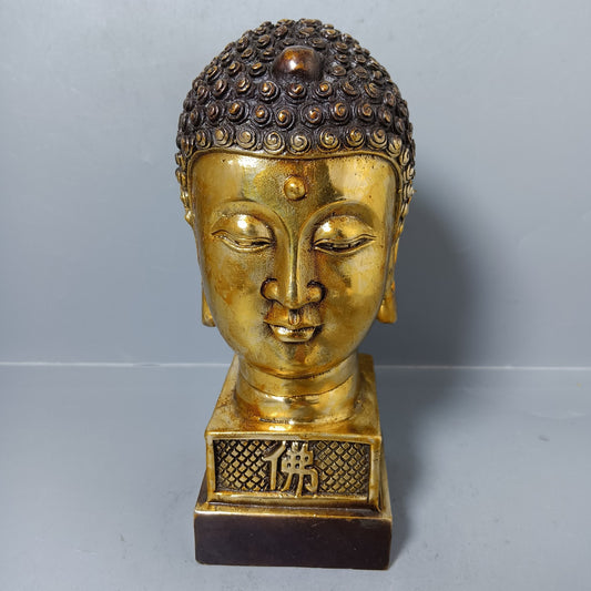 Chinese antique pure copper Shakyamuni ornaments