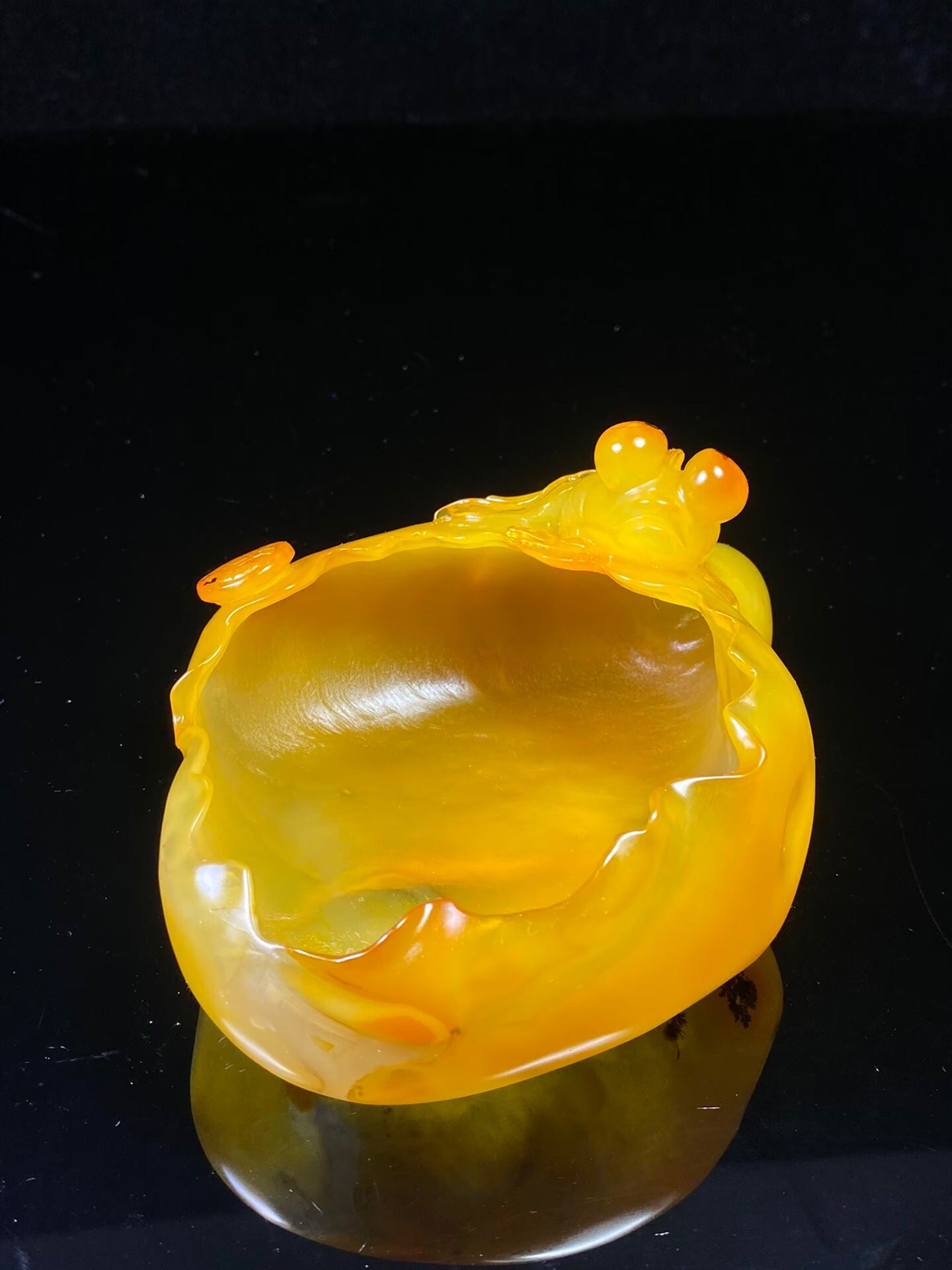 Chinese antique agate washed with water