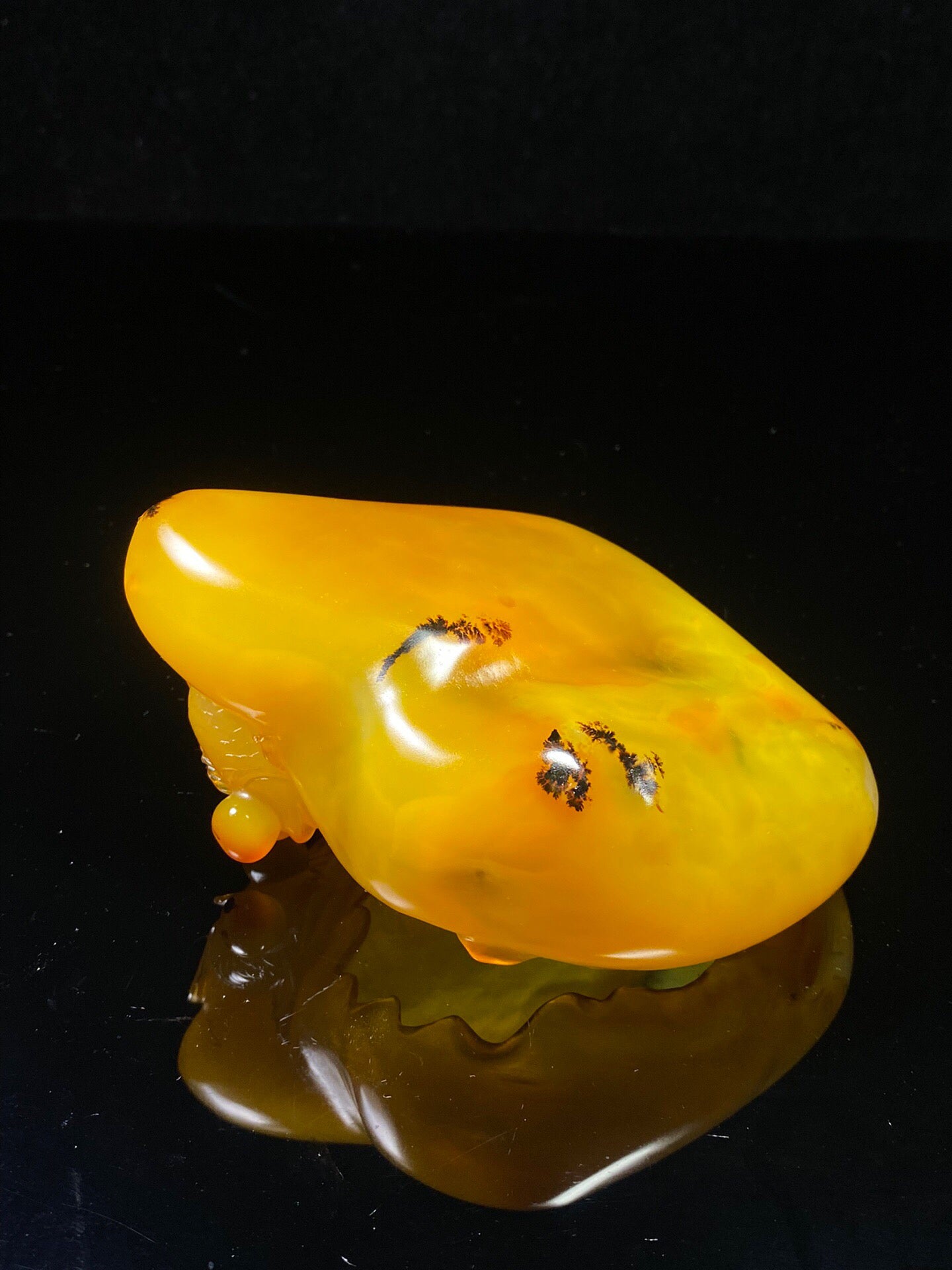 Chinese antique agate washed with water