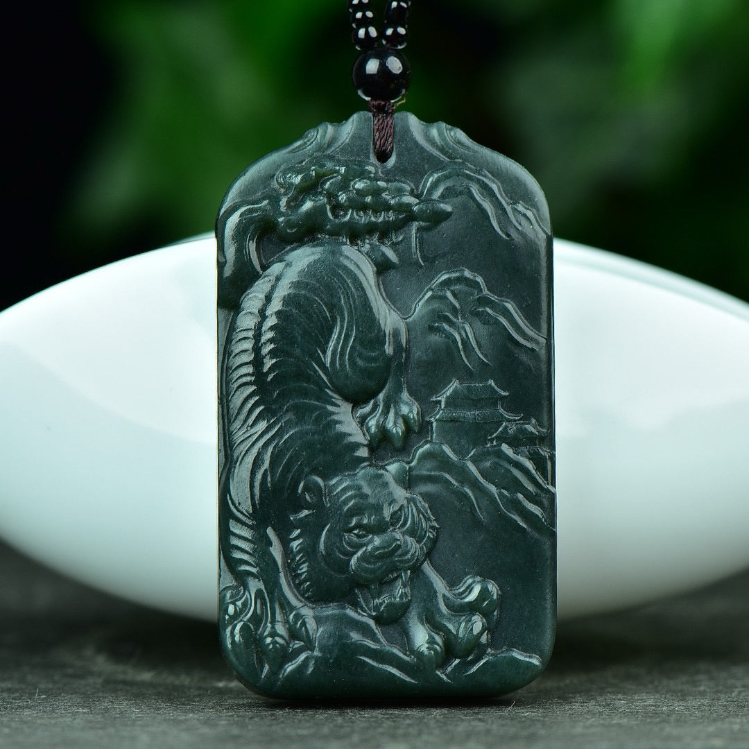 Hotan Jade's Green Jade Tiger