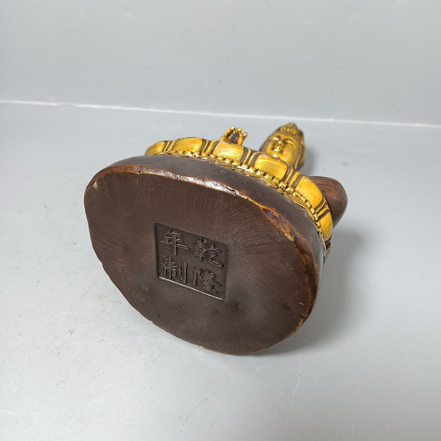 Chinese antique pure copper Guanyin ornaments