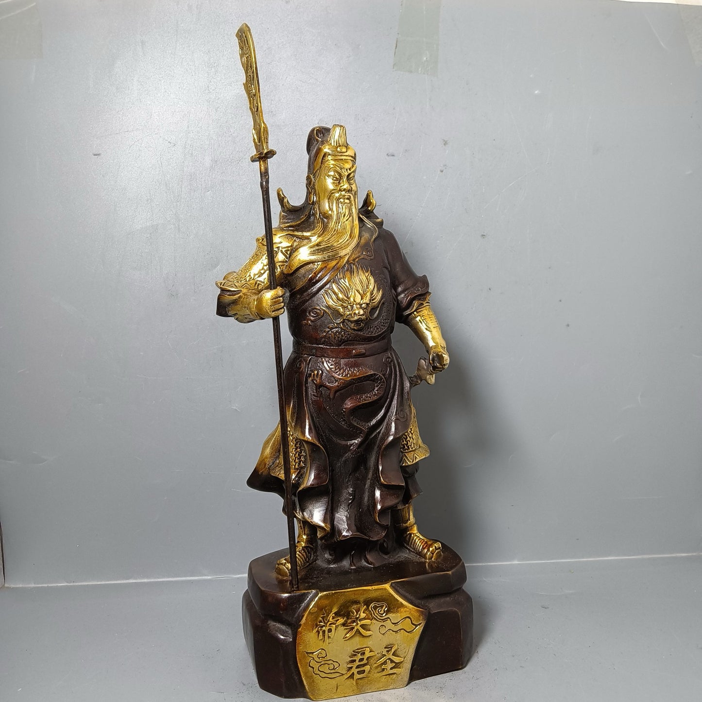 Chinese antique pure copper Guan Gong ornaments