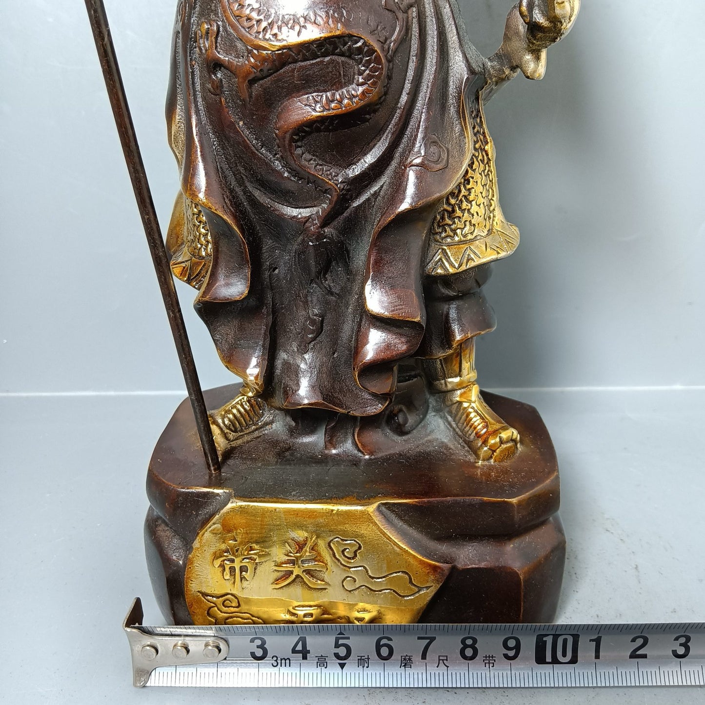 Chinese antique pure copper Guan Gong ornaments