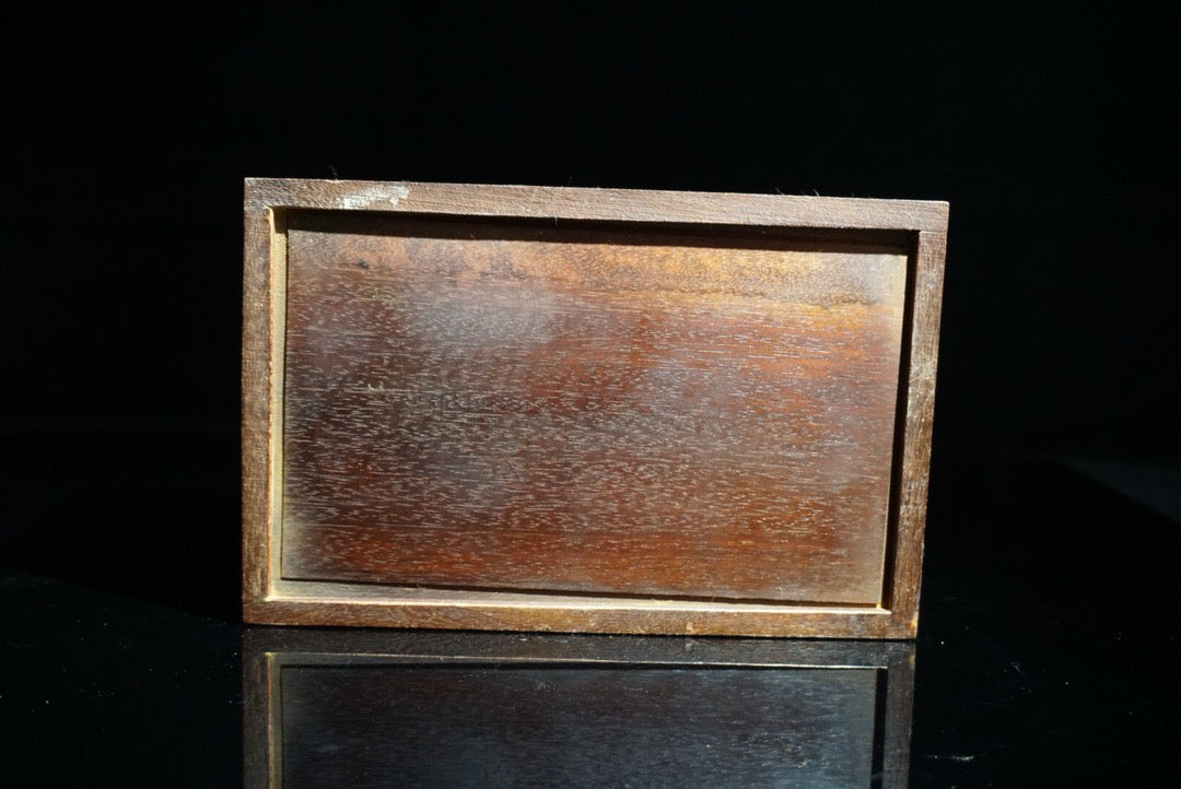 Pear wood inlaid shell sliding box