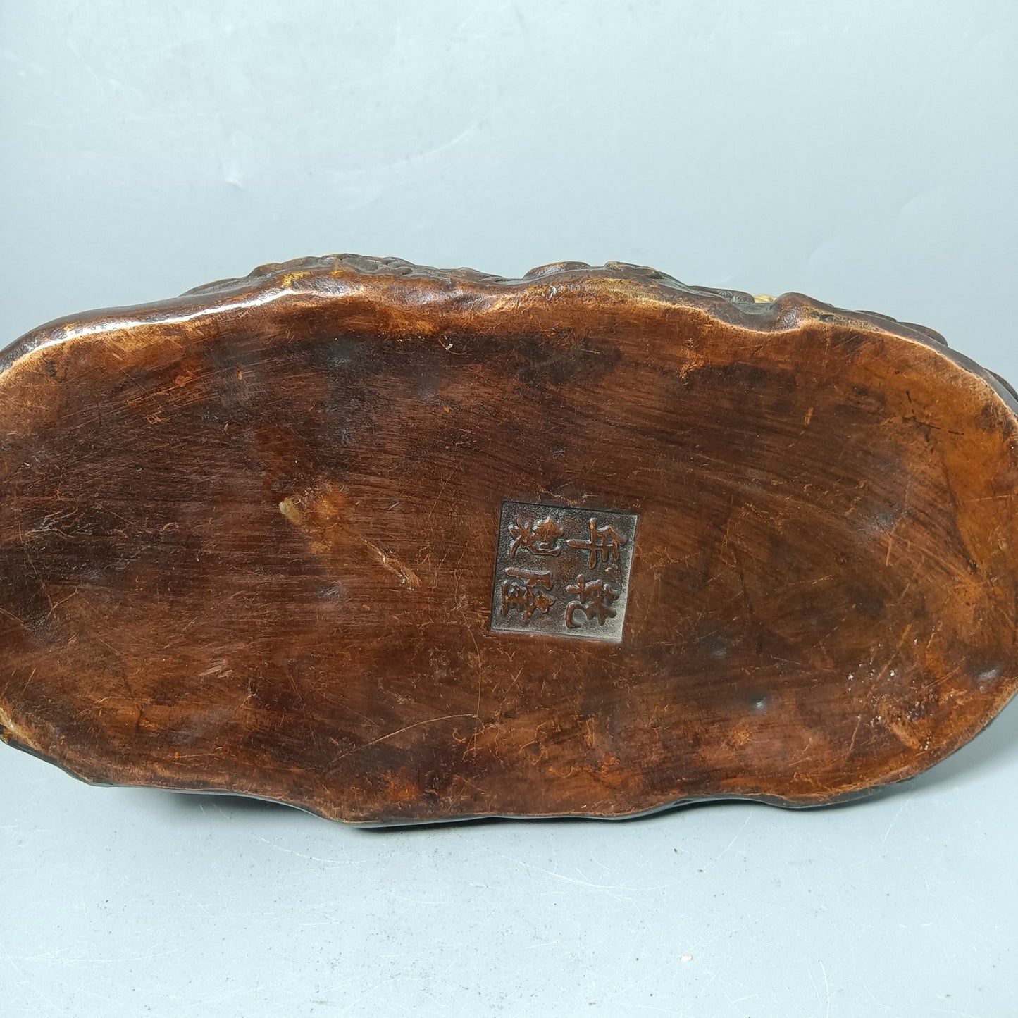 Chinese antique pure copper mandarin duck ornaments