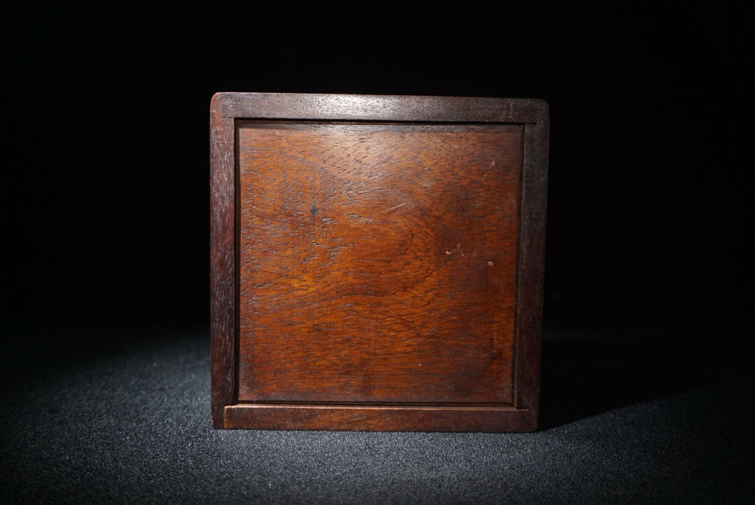 Rosewood inlaid shell mechanism box