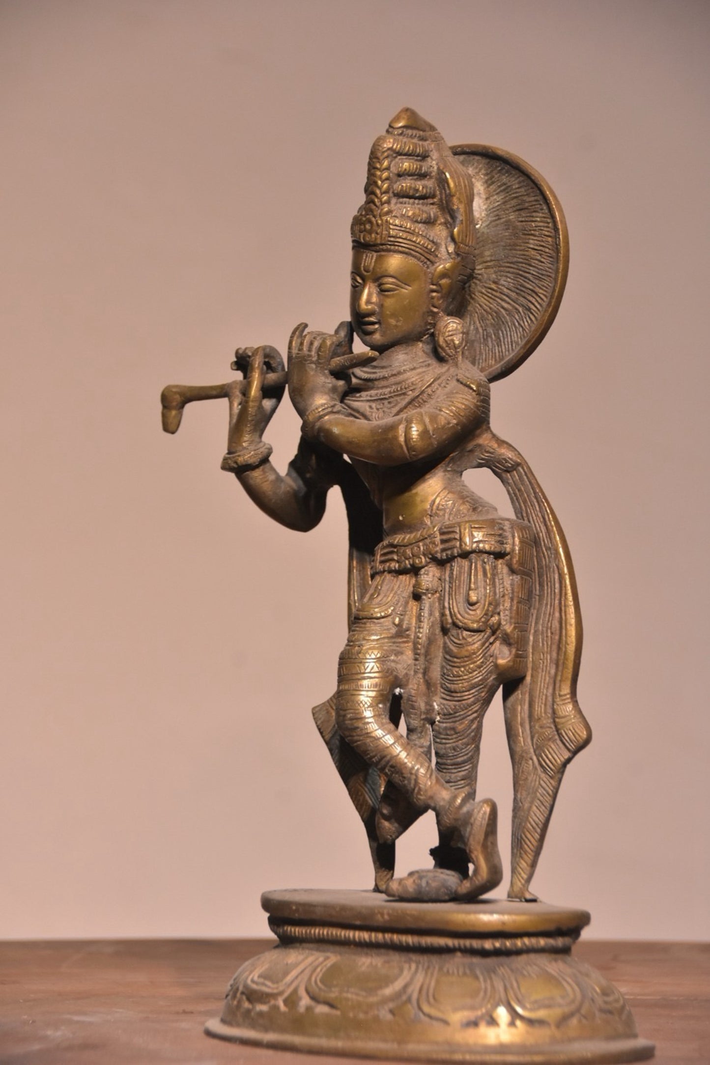 Pure copper statue of Tara