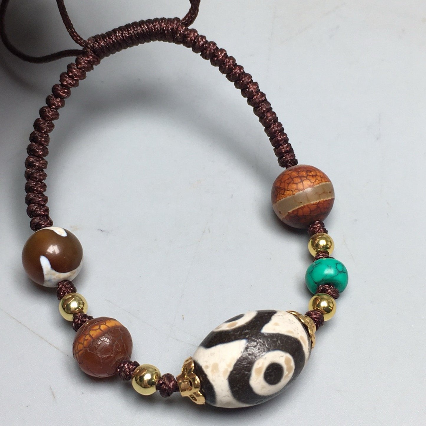 Agate Jade Celestial Bead Bracelet