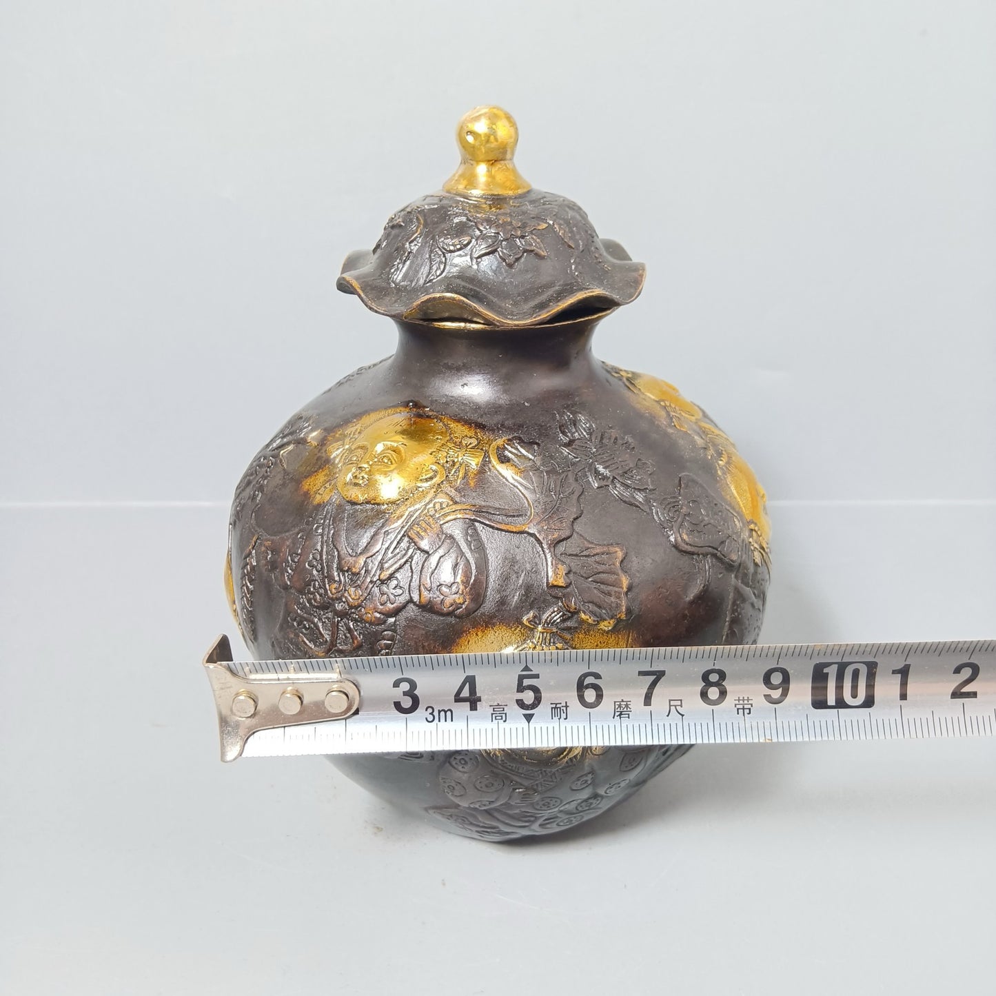 Chinese antique pure copper general ornament