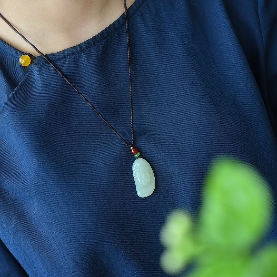 Hotan Jade's Auspicious Guanyin