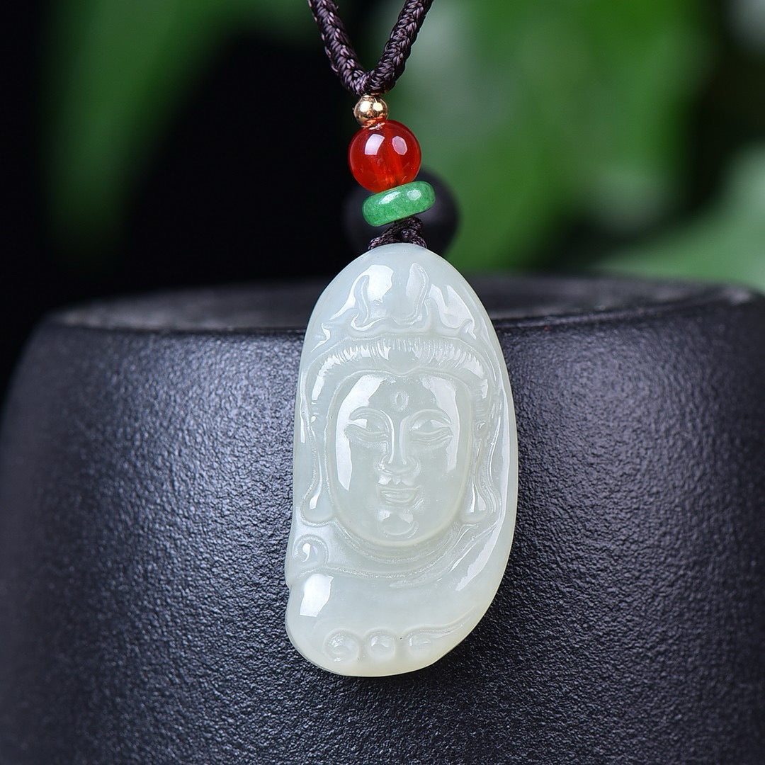 Hotan Jade's Auspicious Guanyin