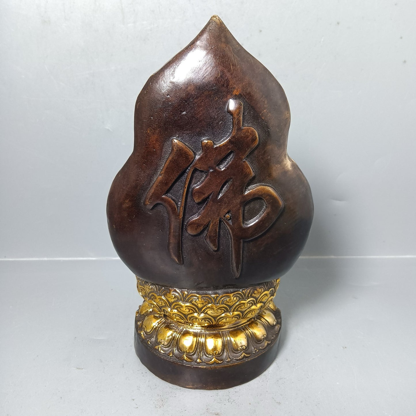 Chinese antique pure copper Maitreya Buddha ornaments