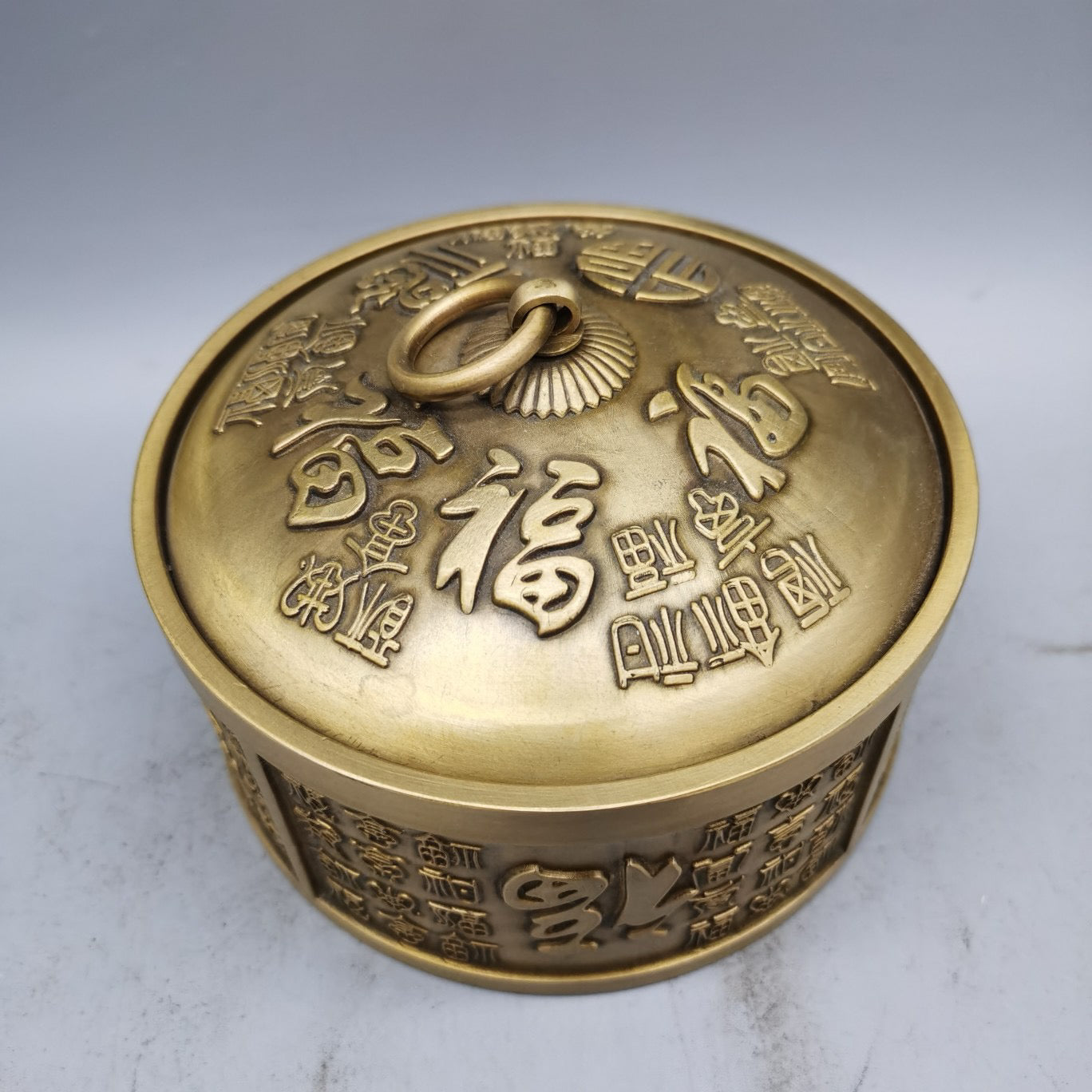 Pure copper ashtray