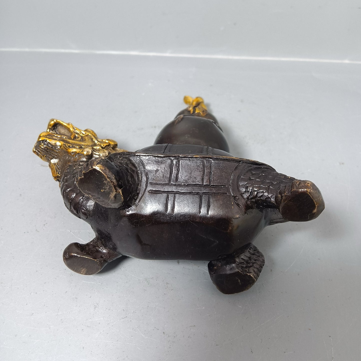 Chinese antique pure copper turtle ornaments