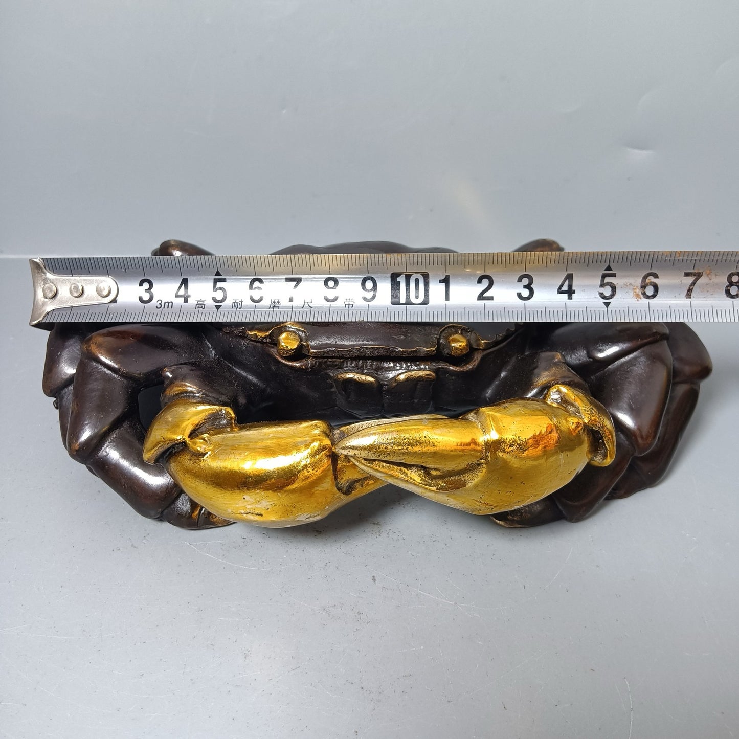 Chinese antique pure copper octagonal wealth ornaments