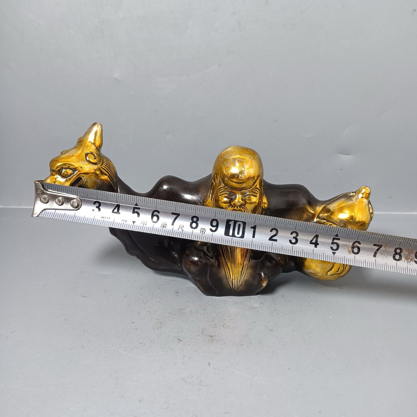 Chinese antique pure copper pen holder ornaments