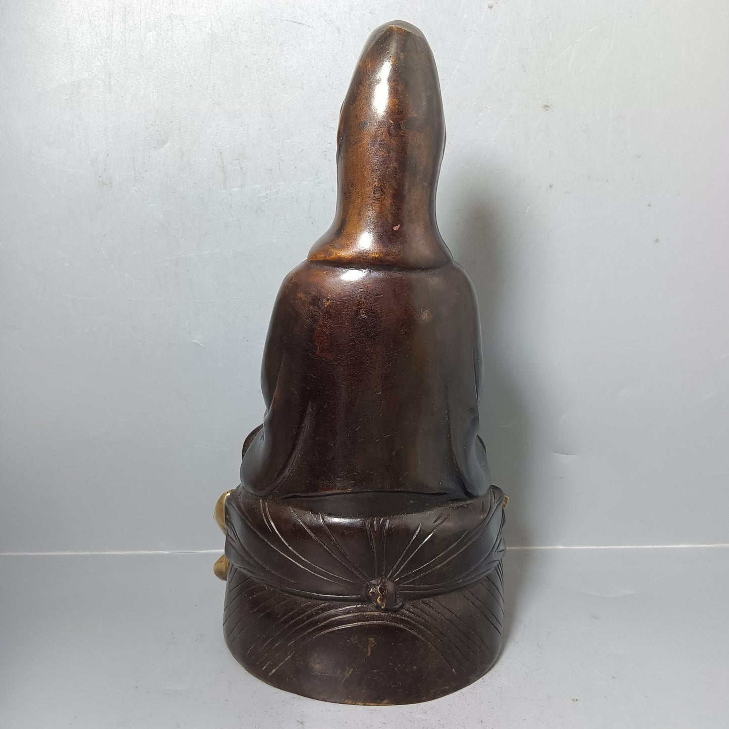 Chinese antique pure copper Guanyin ornaments