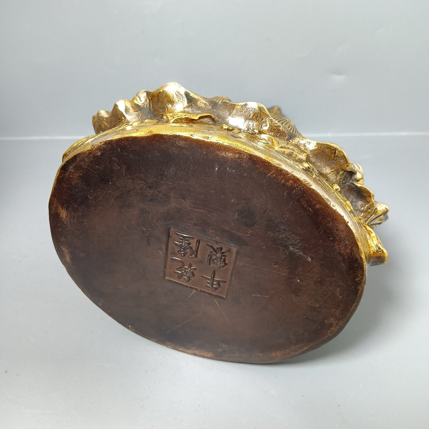 Chinese antique pure copper Guanyin ornaments