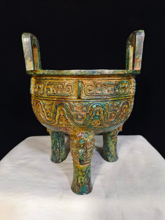 Bronze Inscription Heavy Tool Big Ke Ding