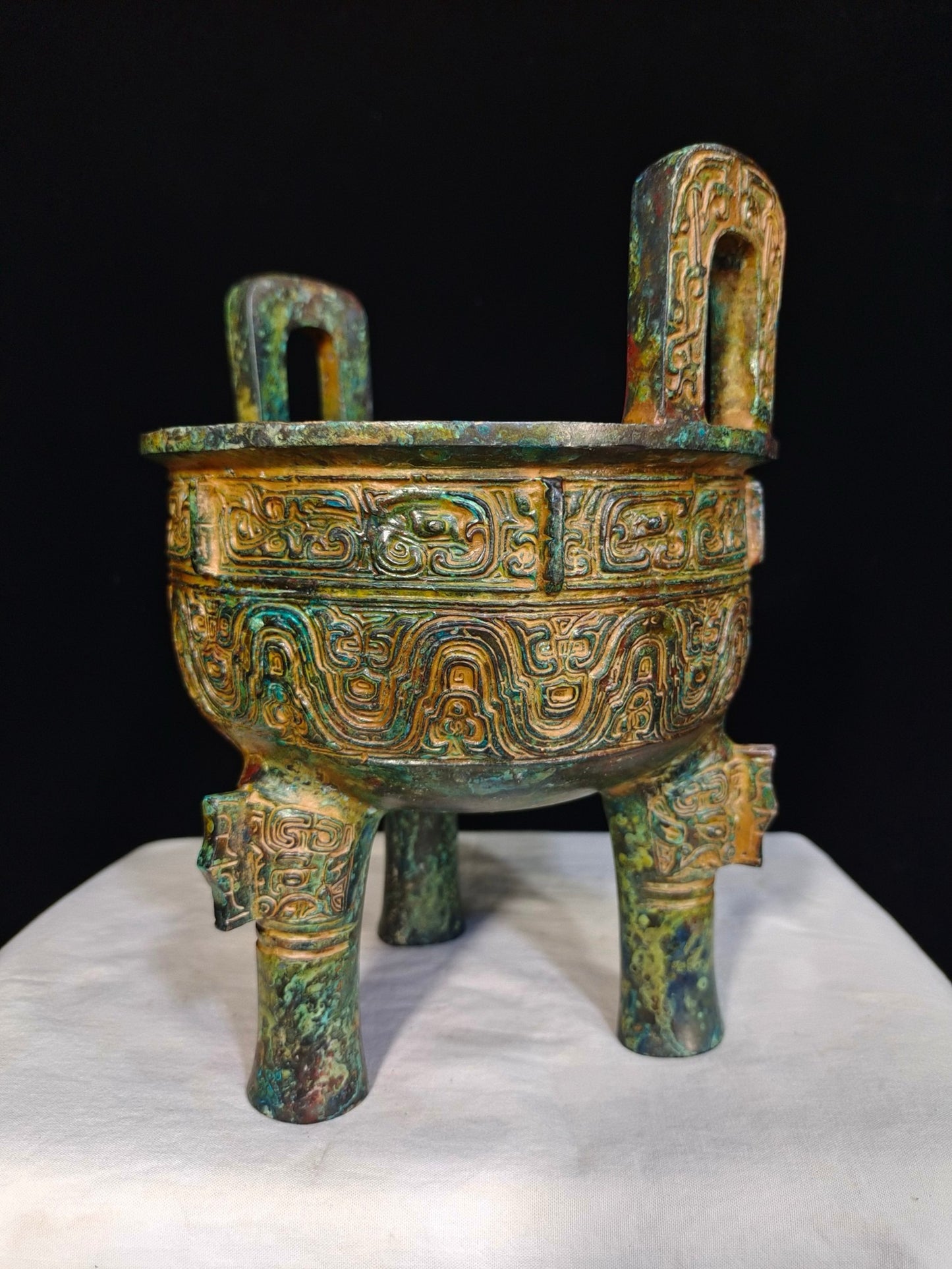 Bronze Inscription Heavy Tool Big Ke Ding