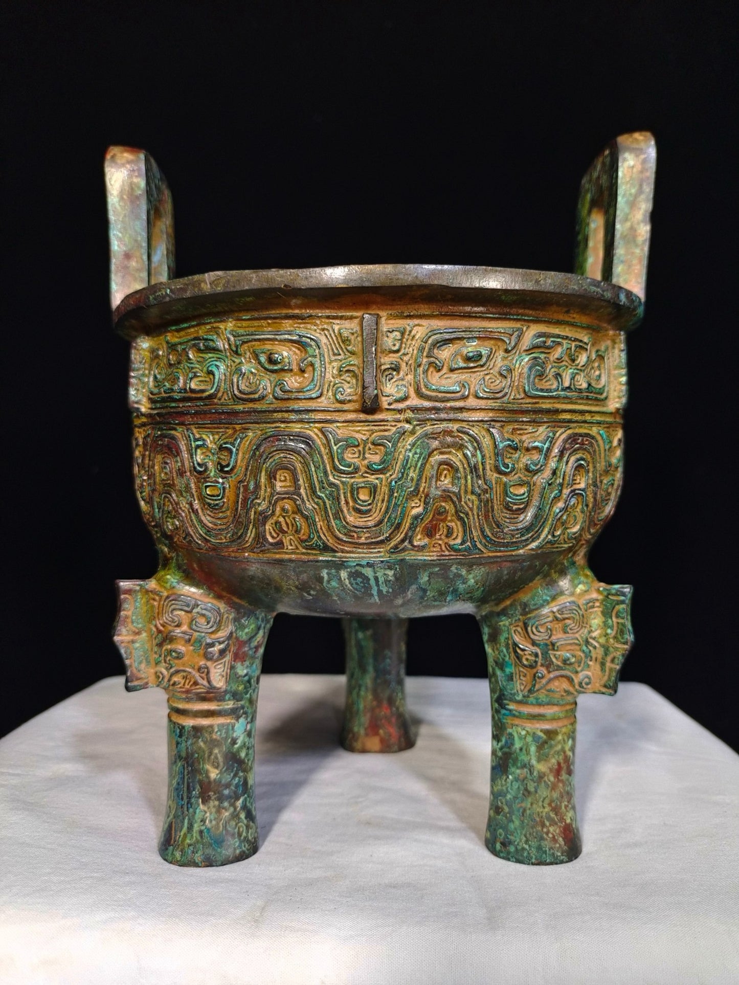 Bronze Inscription Heavy Tool Big Ke Ding