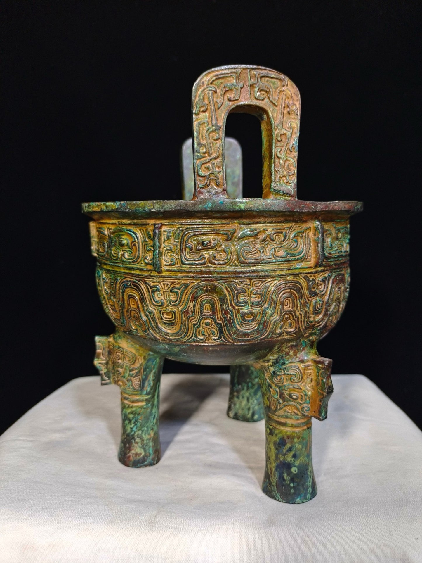 Bronze Inscription Heavy Tool Big Ke Ding