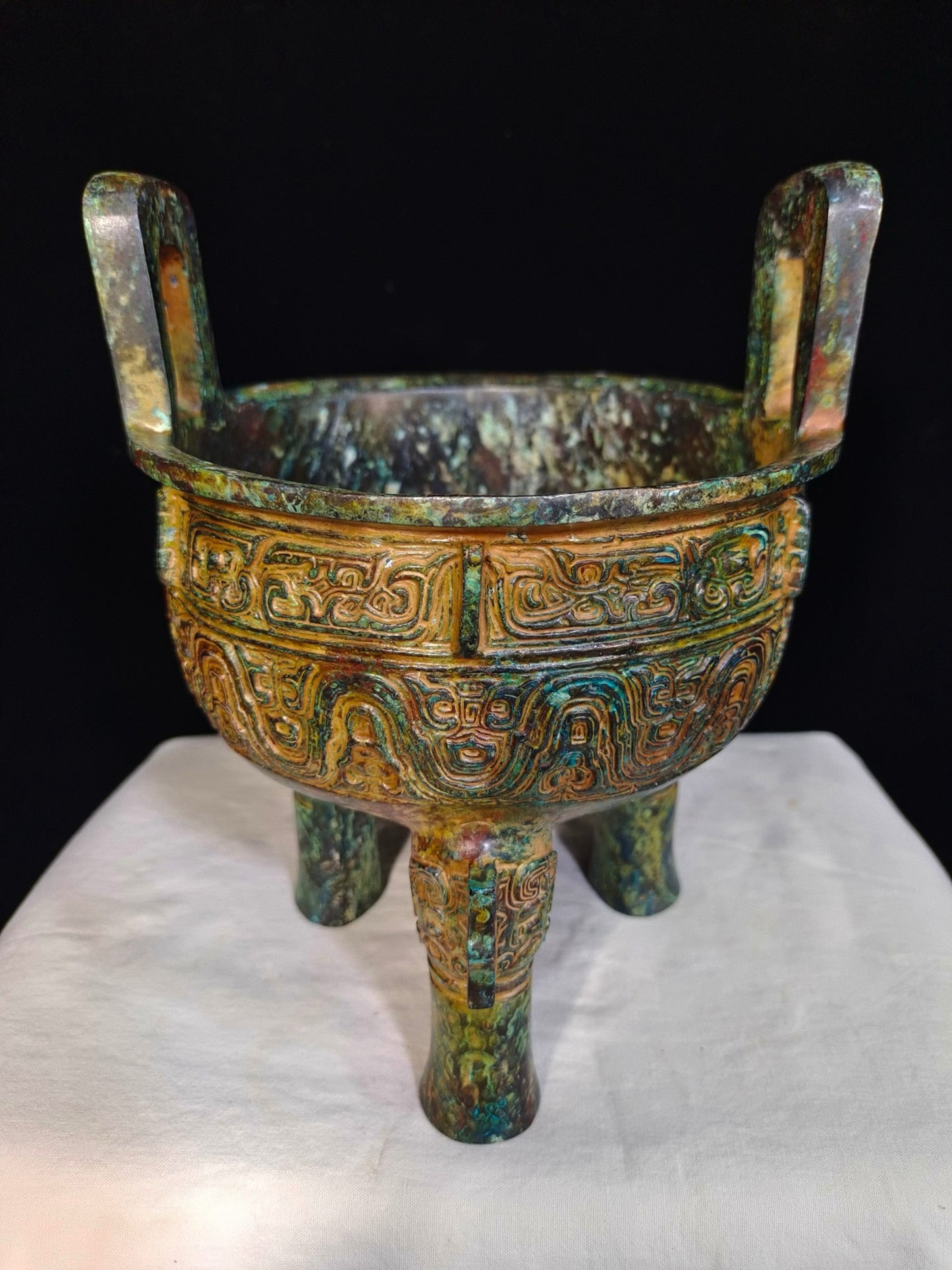 Bronze Inscription Heavy Tool Big Ke Ding