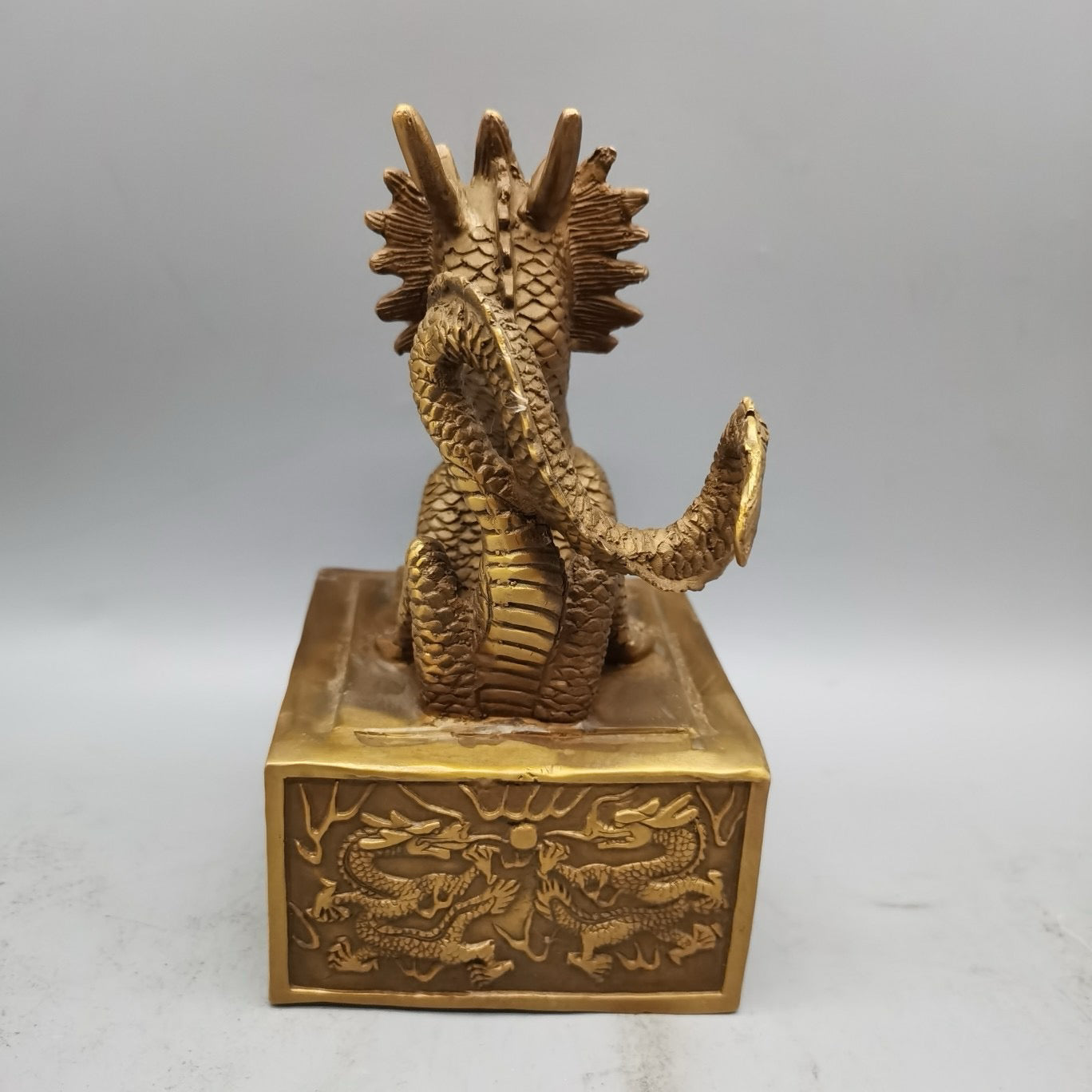 Pure Copper Dragon Title Ruyi Seal