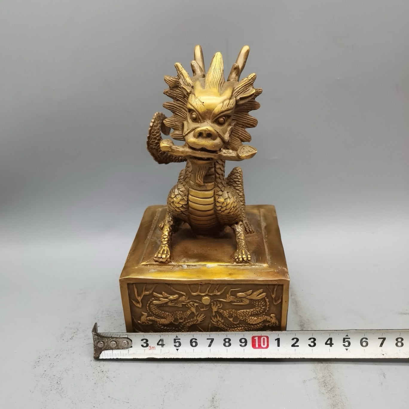 Pure Copper Dragon Title Ruyi Seal