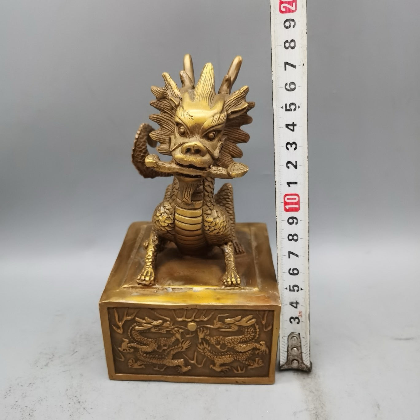 Pure Copper Dragon Title Ruyi Seal