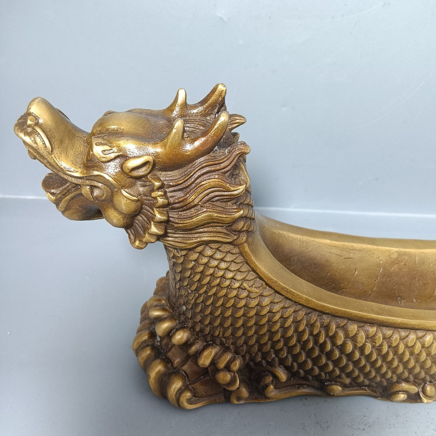 Chinese antique pure copper medicine roller ornament