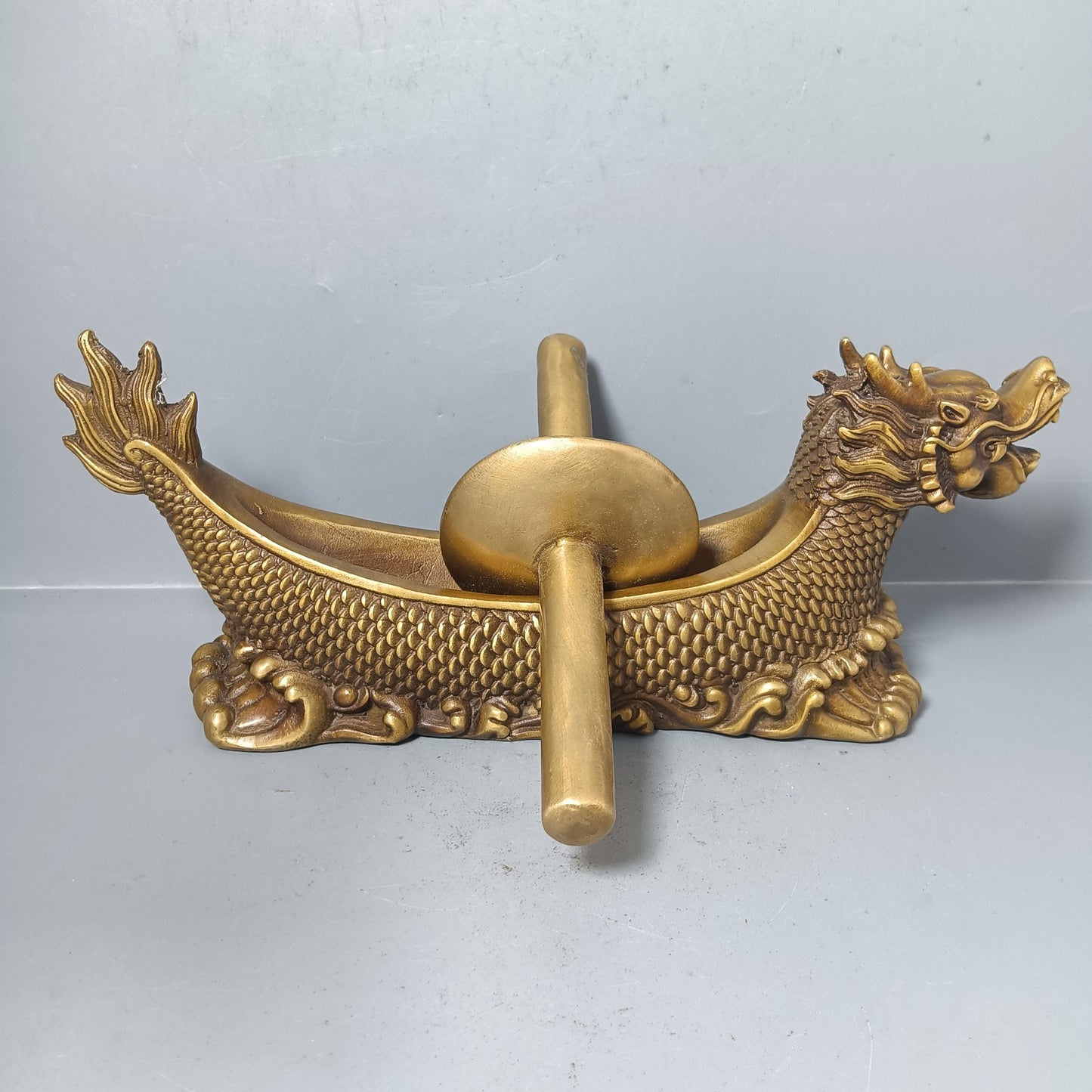 Chinese antique pure copper medicine roller ornament
