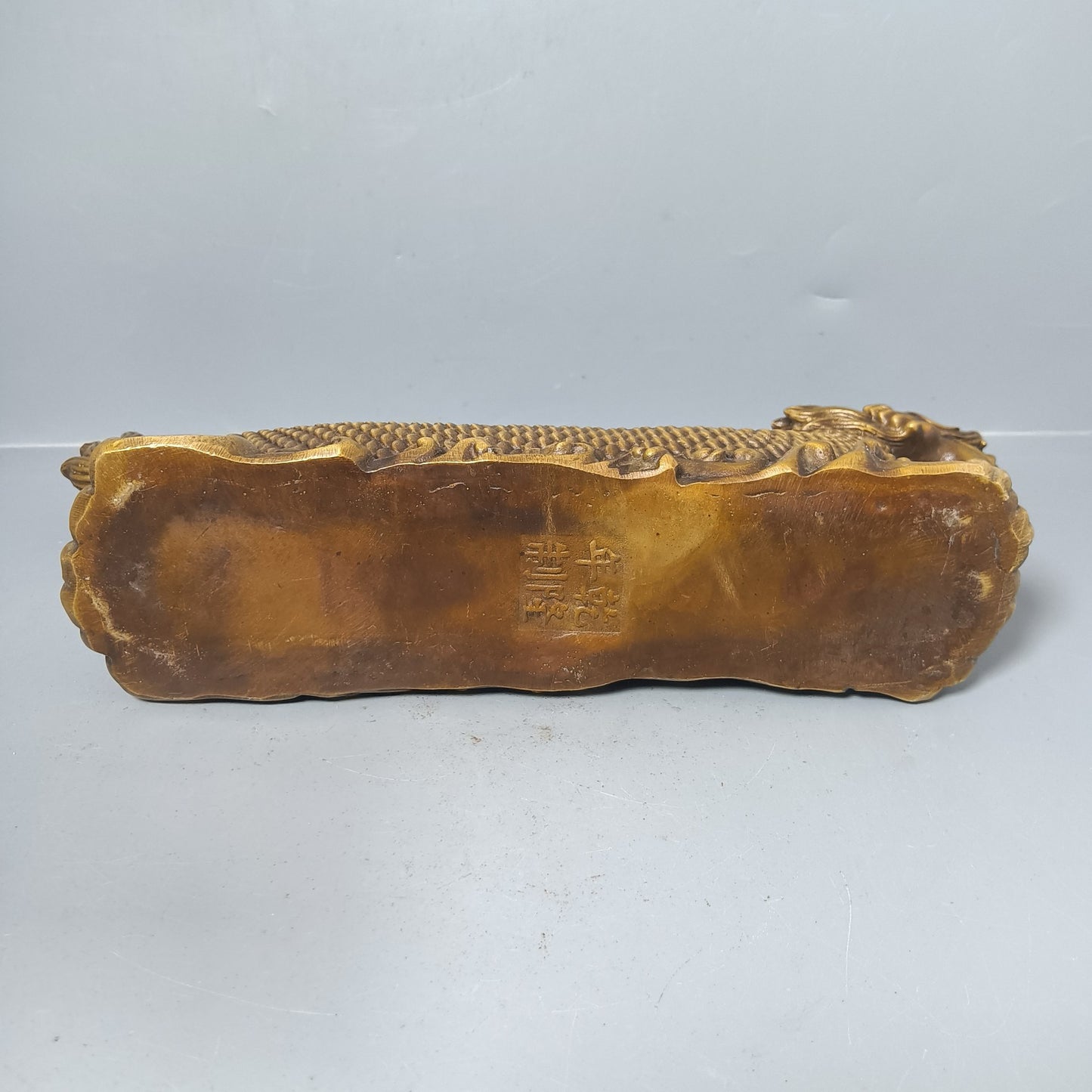 Chinese antique pure copper medicine roller ornament