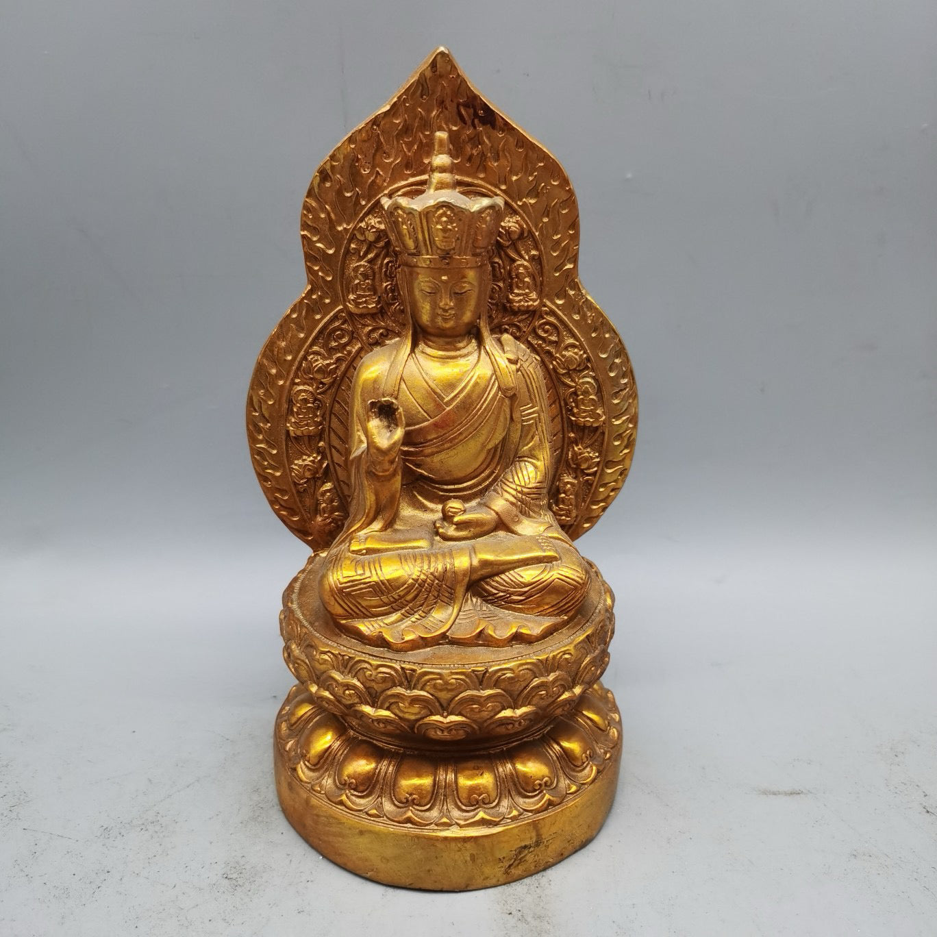 Gilded Buddha, Ksitigarbha Bodhisattva