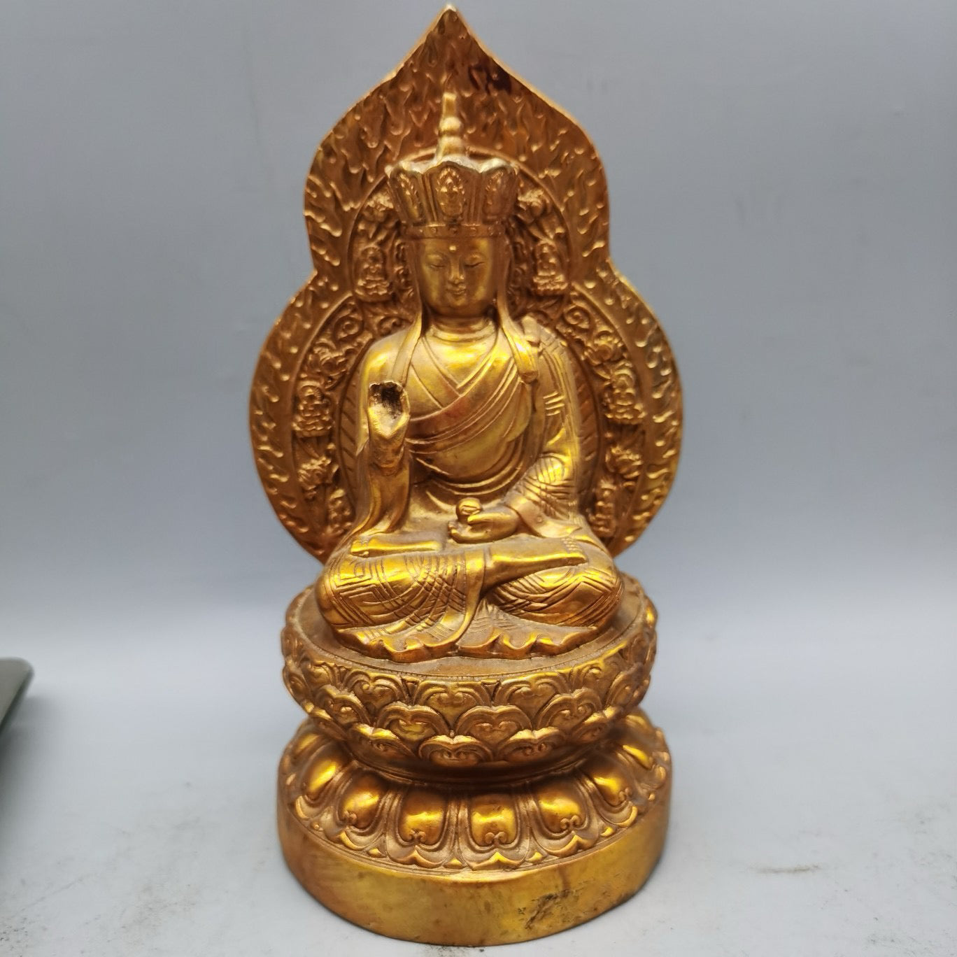 Gilded Buddha, Ksitigarbha Bodhisattva