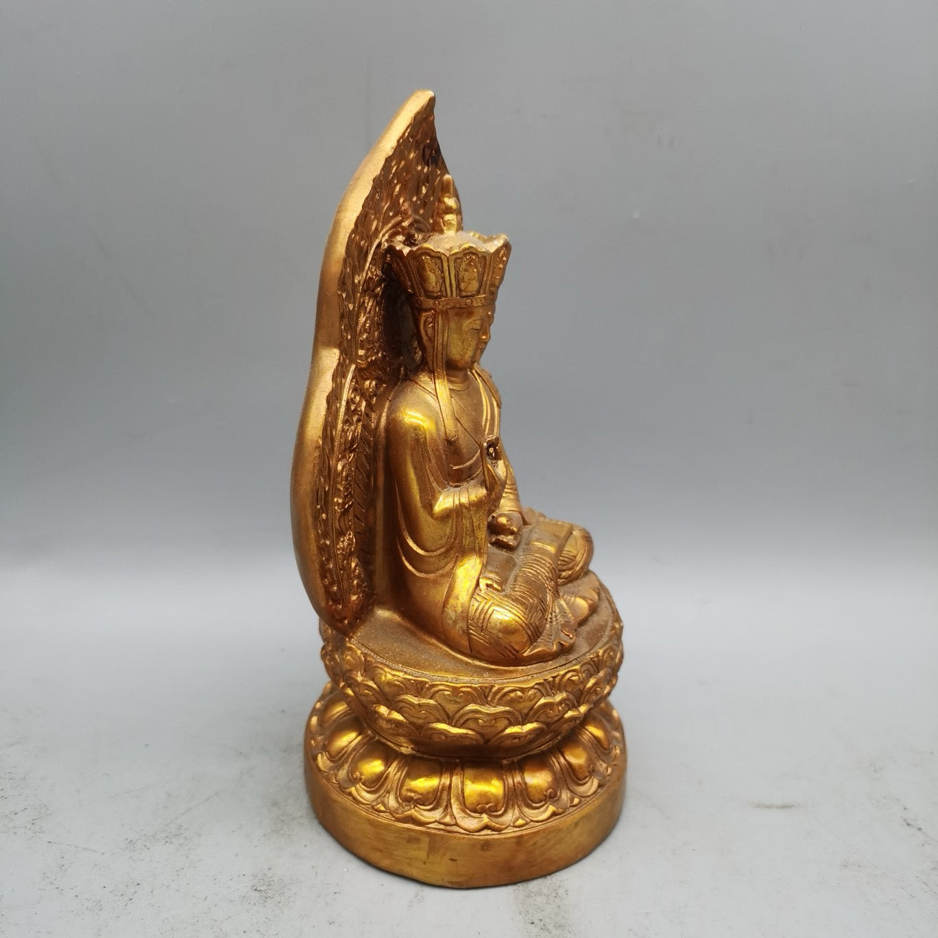 Gilded Buddha, Ksitigarbha Bodhisattva