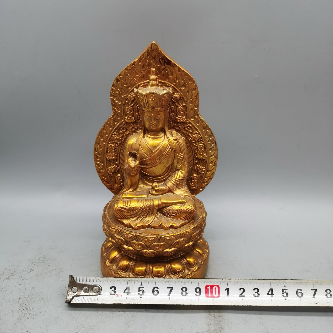 Gilded Buddha, Ksitigarbha Bodhisattva