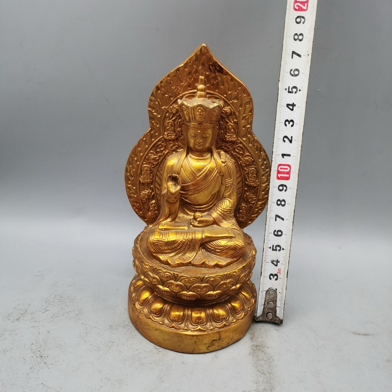 Gilded Buddha, Ksitigarbha Bodhisattva