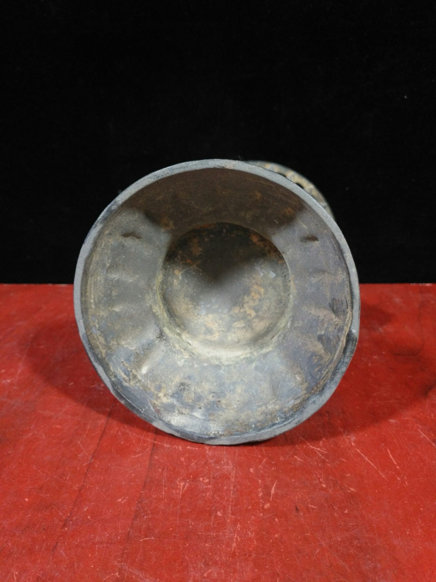 Pure copper maid oil lamp