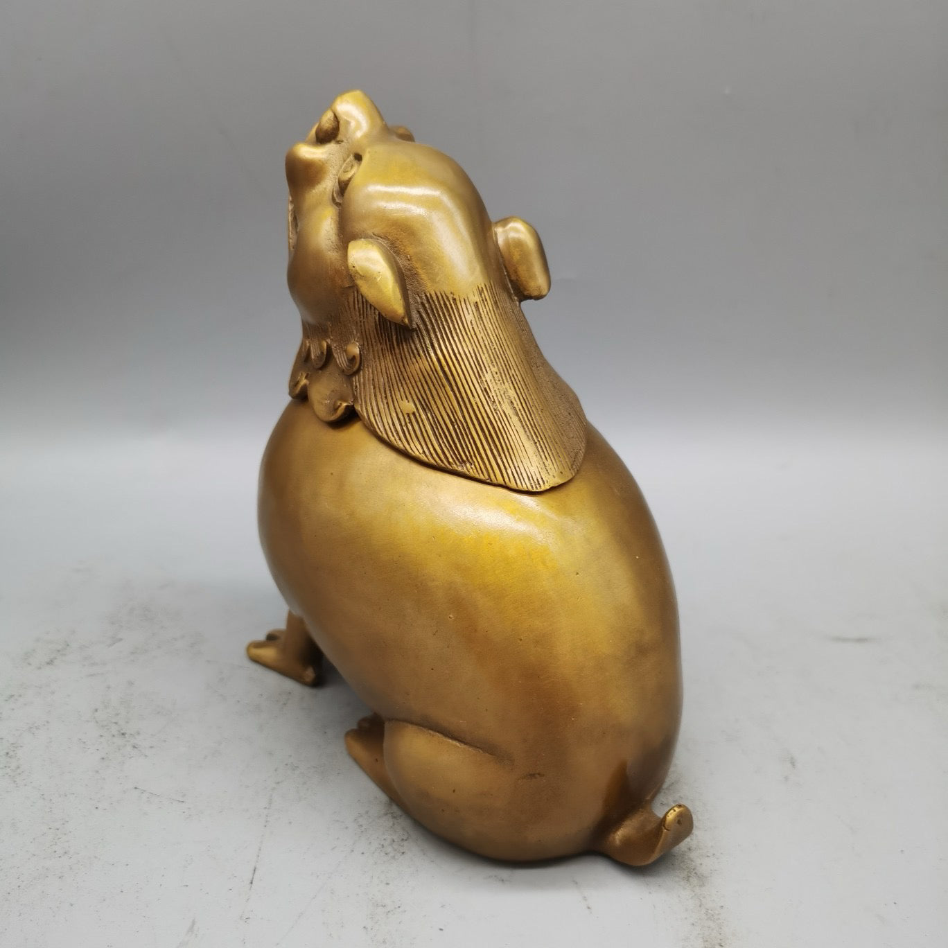 Pure copper Pixiu incense burner ornament