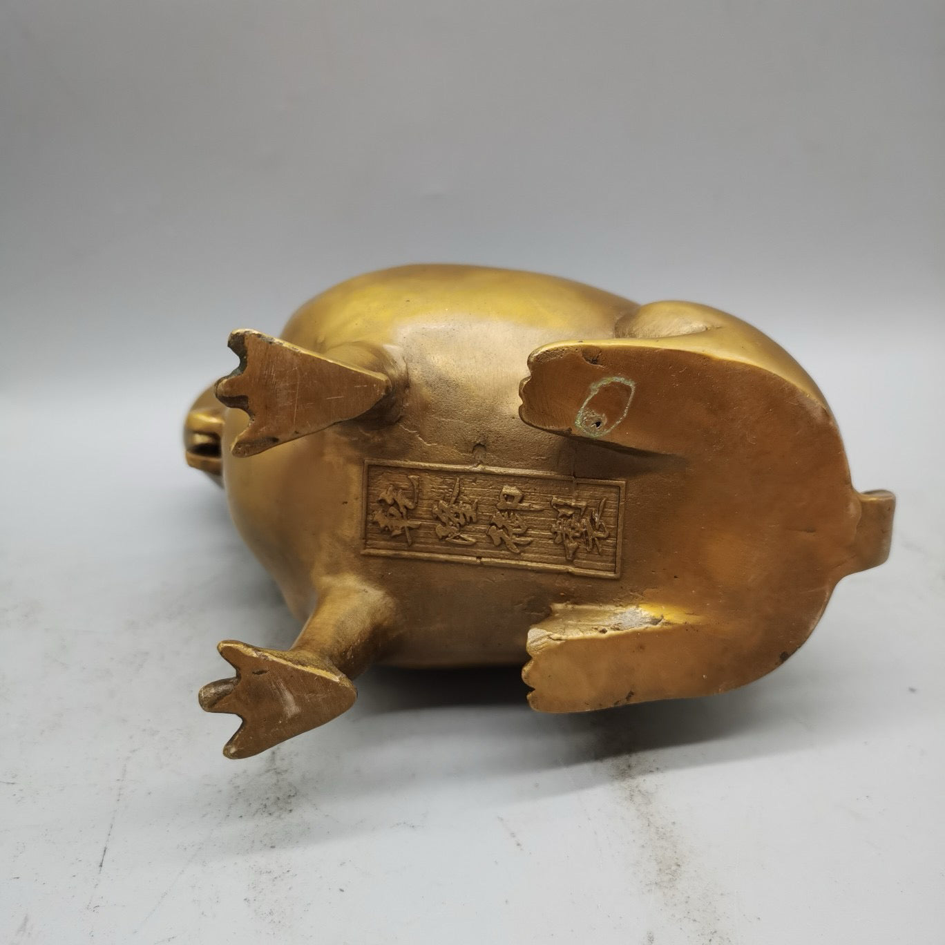 Pure copper Pixiu incense burner ornament