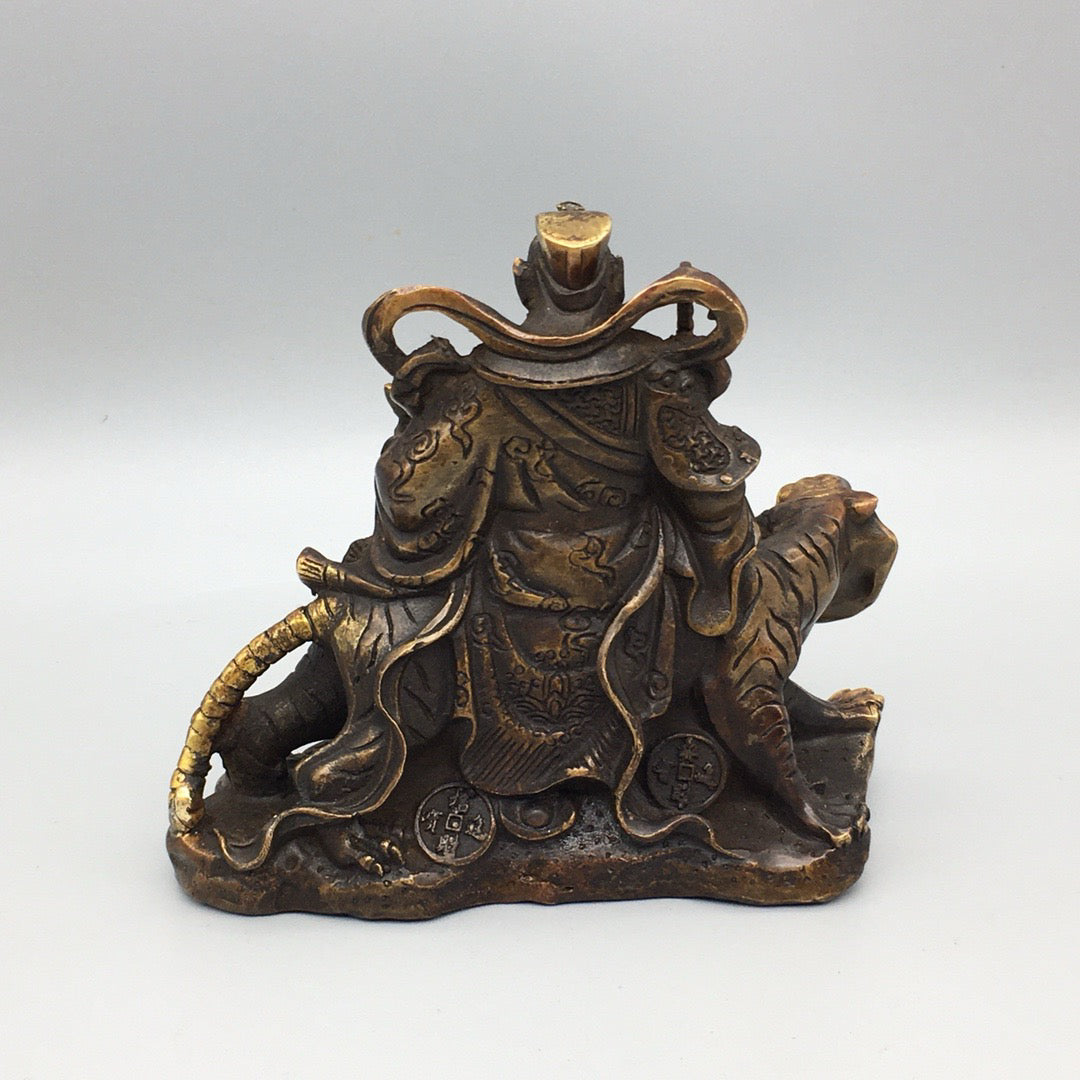 Pure copper Zhao Gongming ornaments