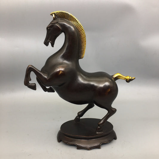 Pure copper galloping horse ornaments