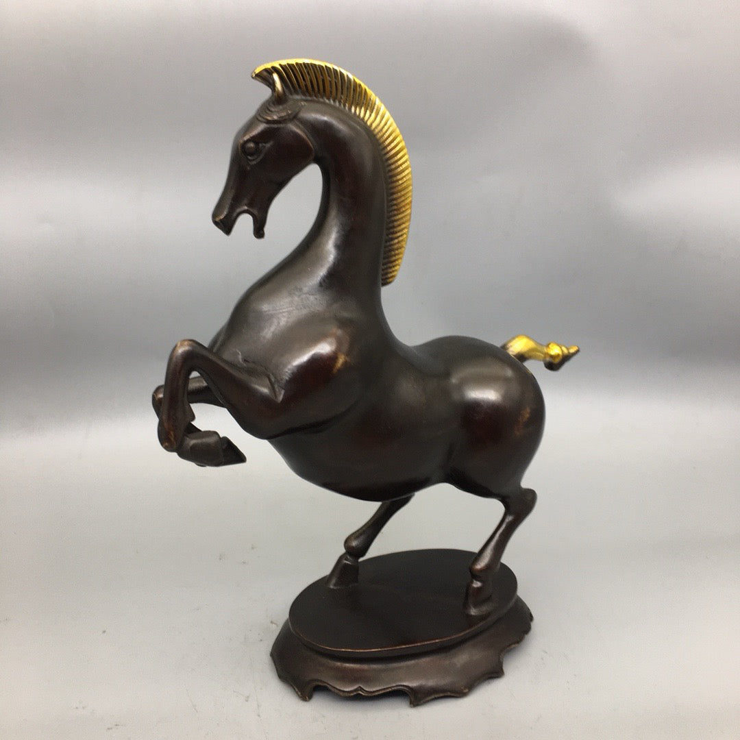 Pure copper galloping horse ornaments