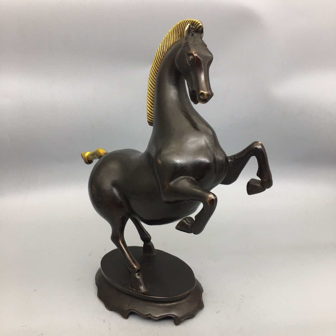 Pure copper galloping horse ornaments
