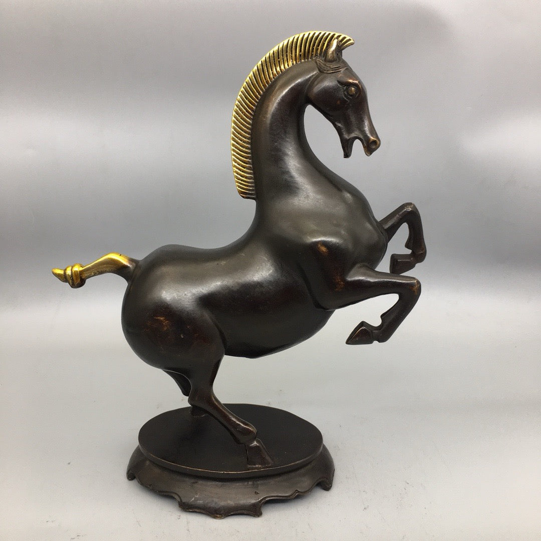 Pure copper galloping horse ornaments
