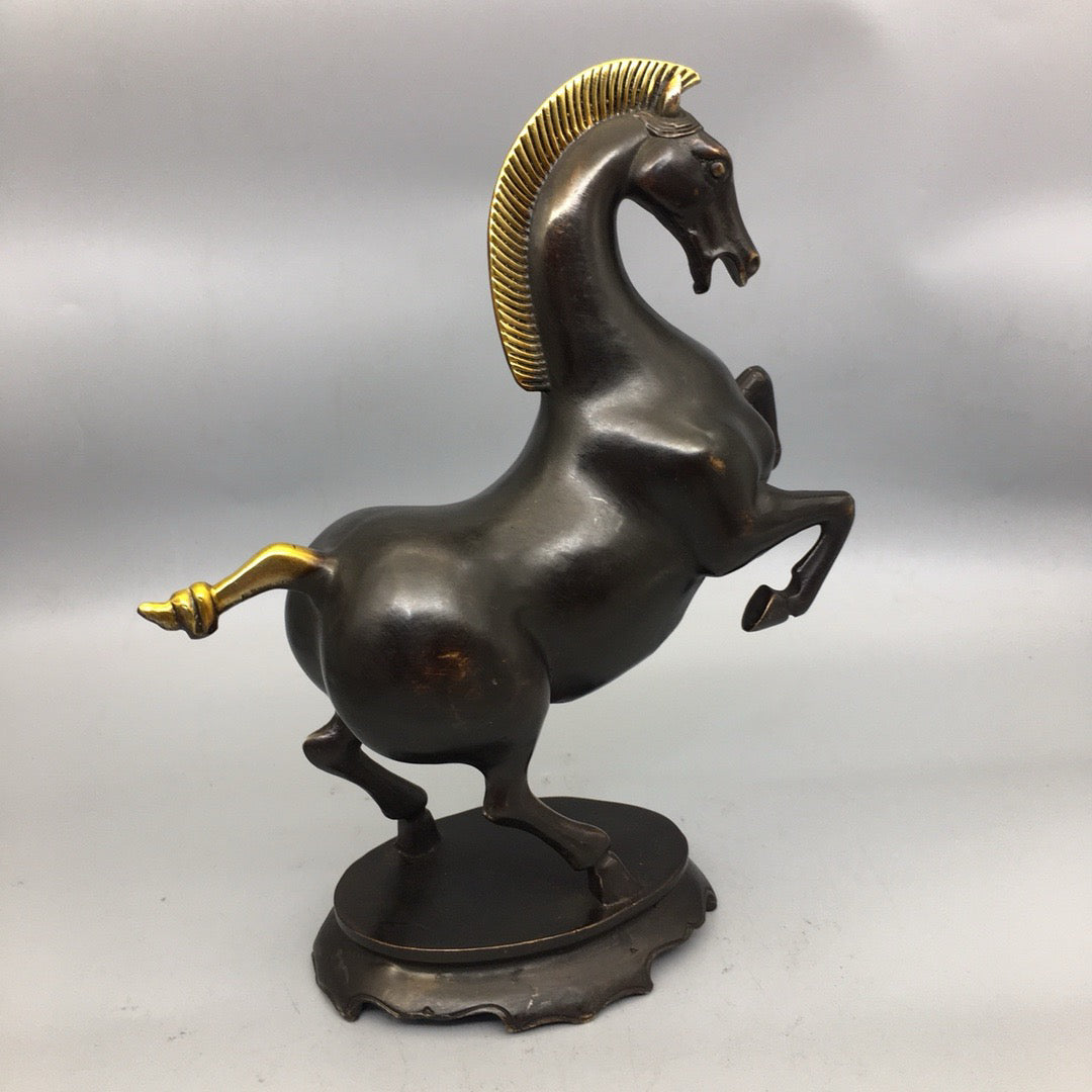 Pure copper galloping horse ornaments