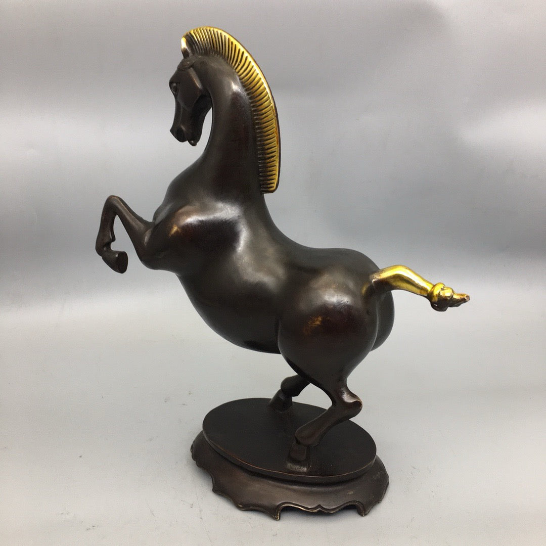 Pure copper galloping horse ornaments