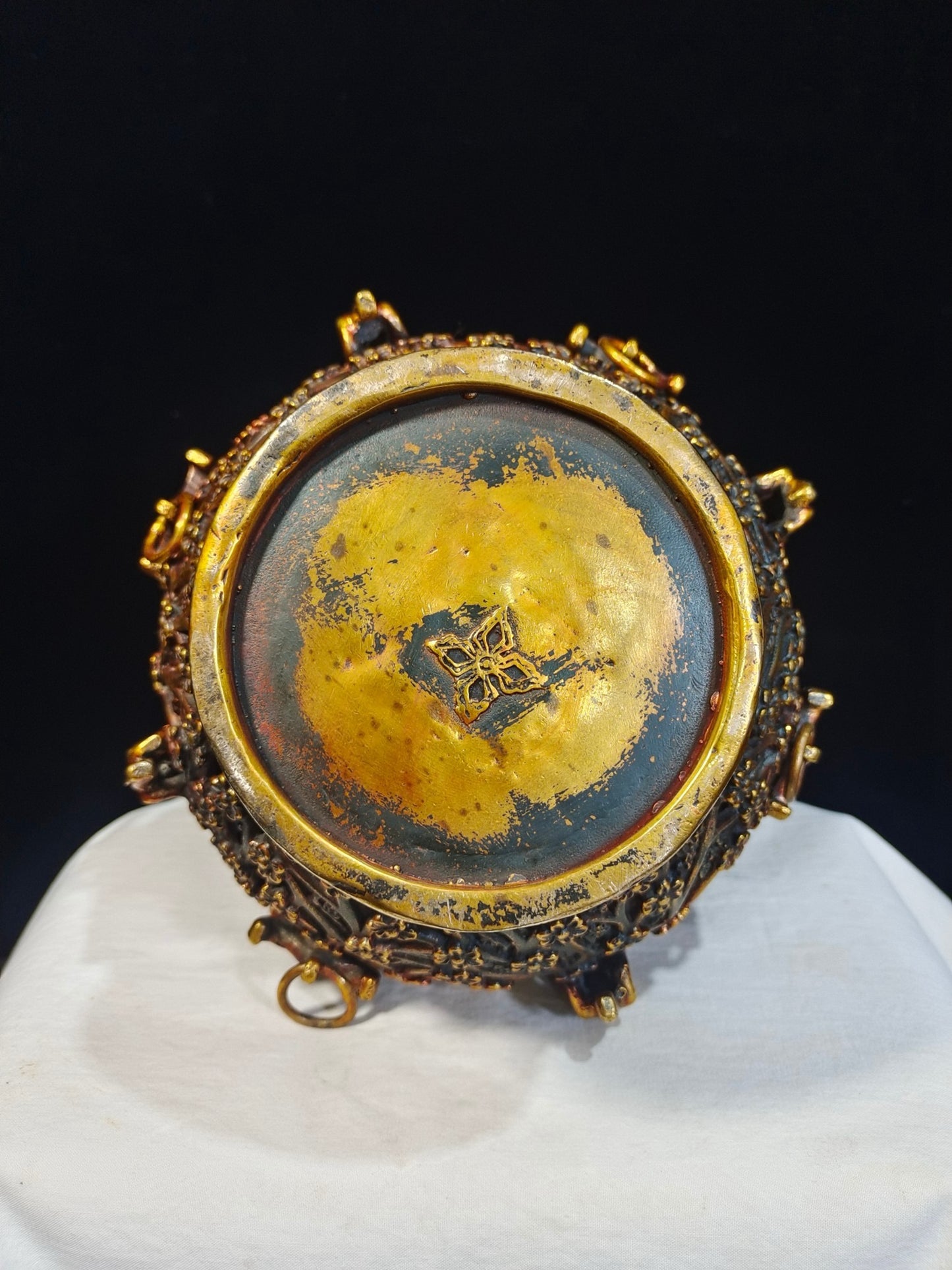 Pure copper plum blossom ring bottle